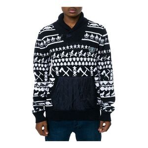 Born Fly Mens The Aviator Cardigan Sweater, NWT